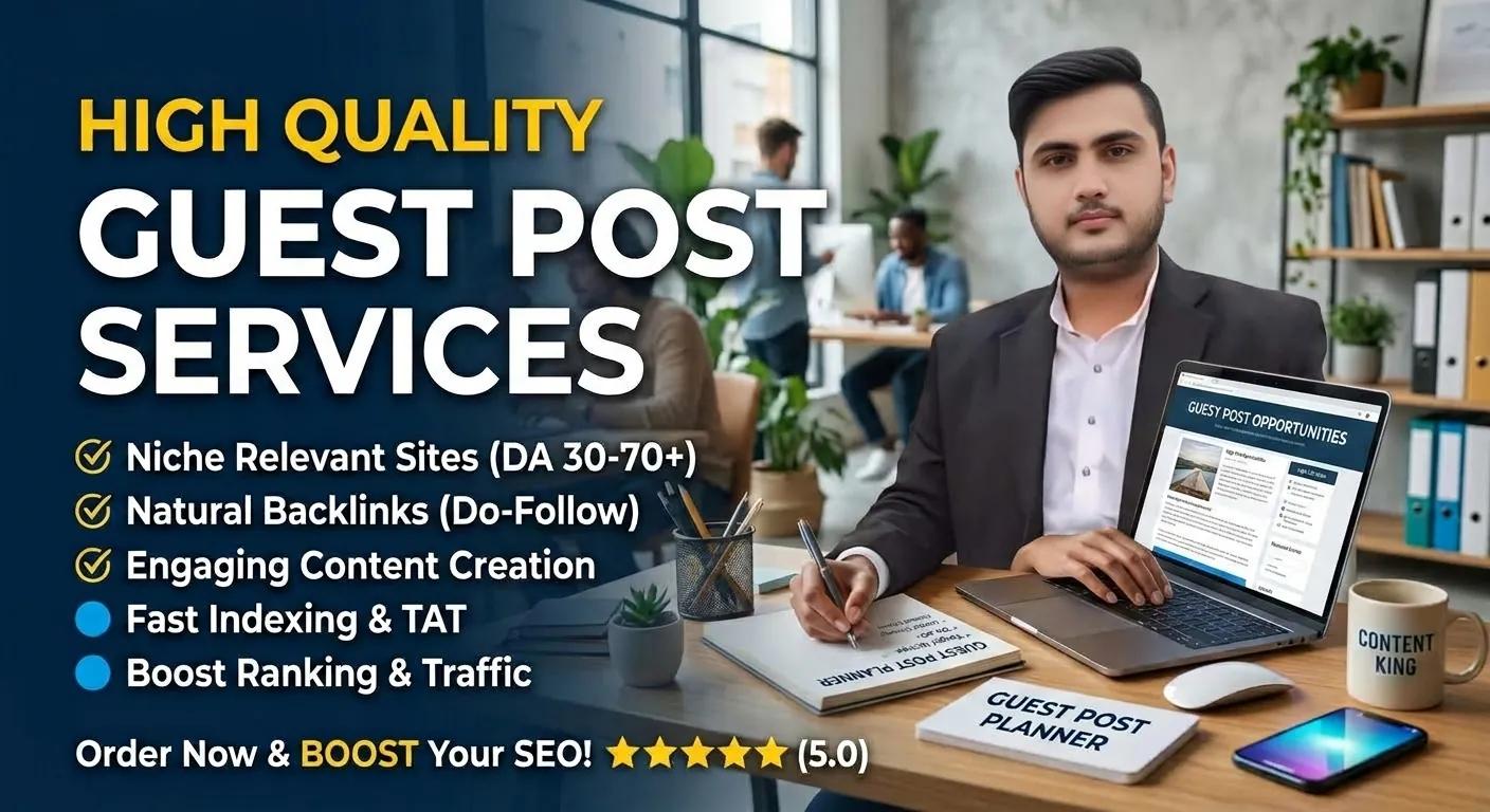 I will do guest post on High Quality websites