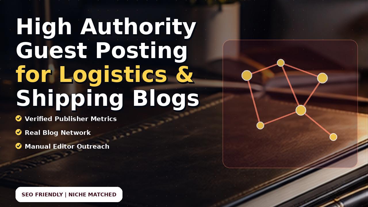 High Authority Guest Posting for Logistics & Shipping Blogs