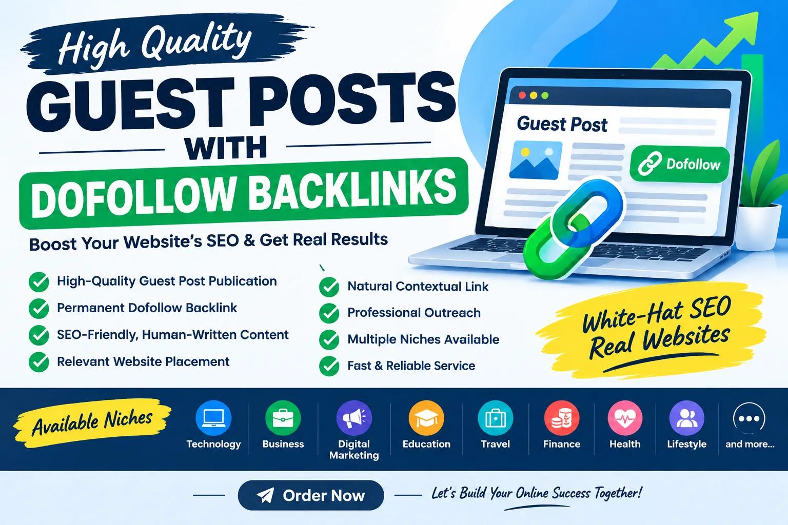 I Will Publish SEO Guest Posts on High DA Websites