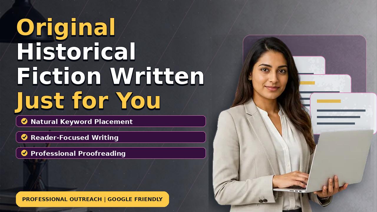 Original Historical Fiction Written Just for You