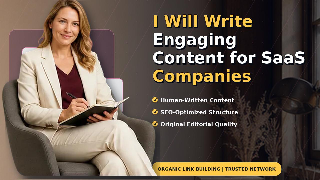 I Will Write Engaging Content for SaaS Companies