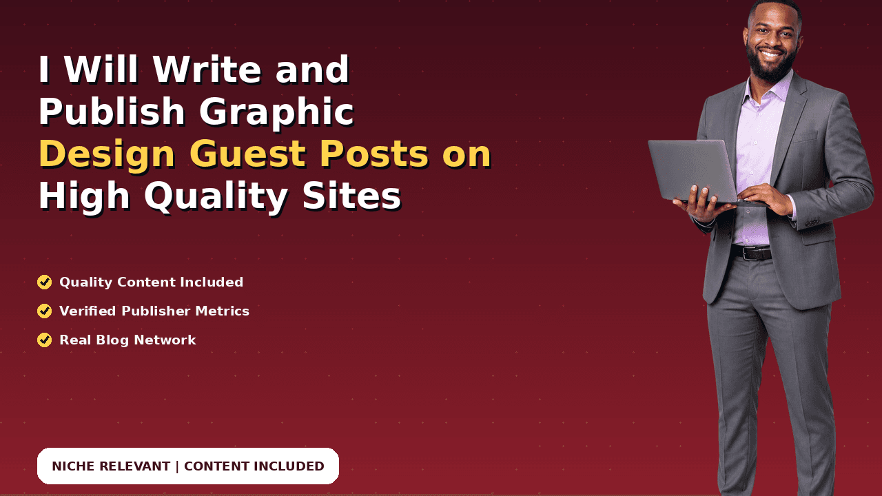 I Will Write and Publish Graphic Design Guest Posts on High Quality Sites