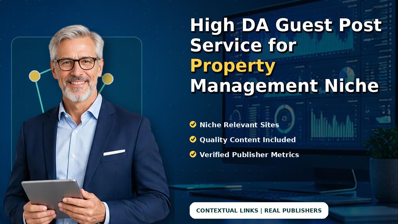 High DA Guest Post Service for Property Management Niche