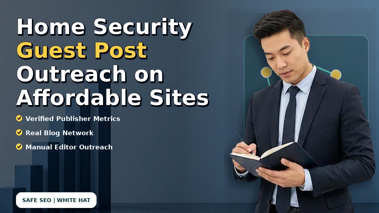 Home Security Guest Post Outreach on Affordable Sites