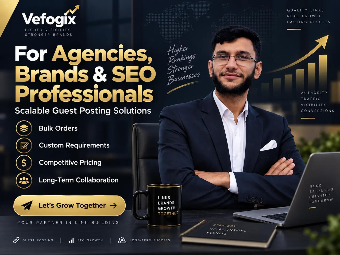 I will provide high authority guest posts and SEO backlinks