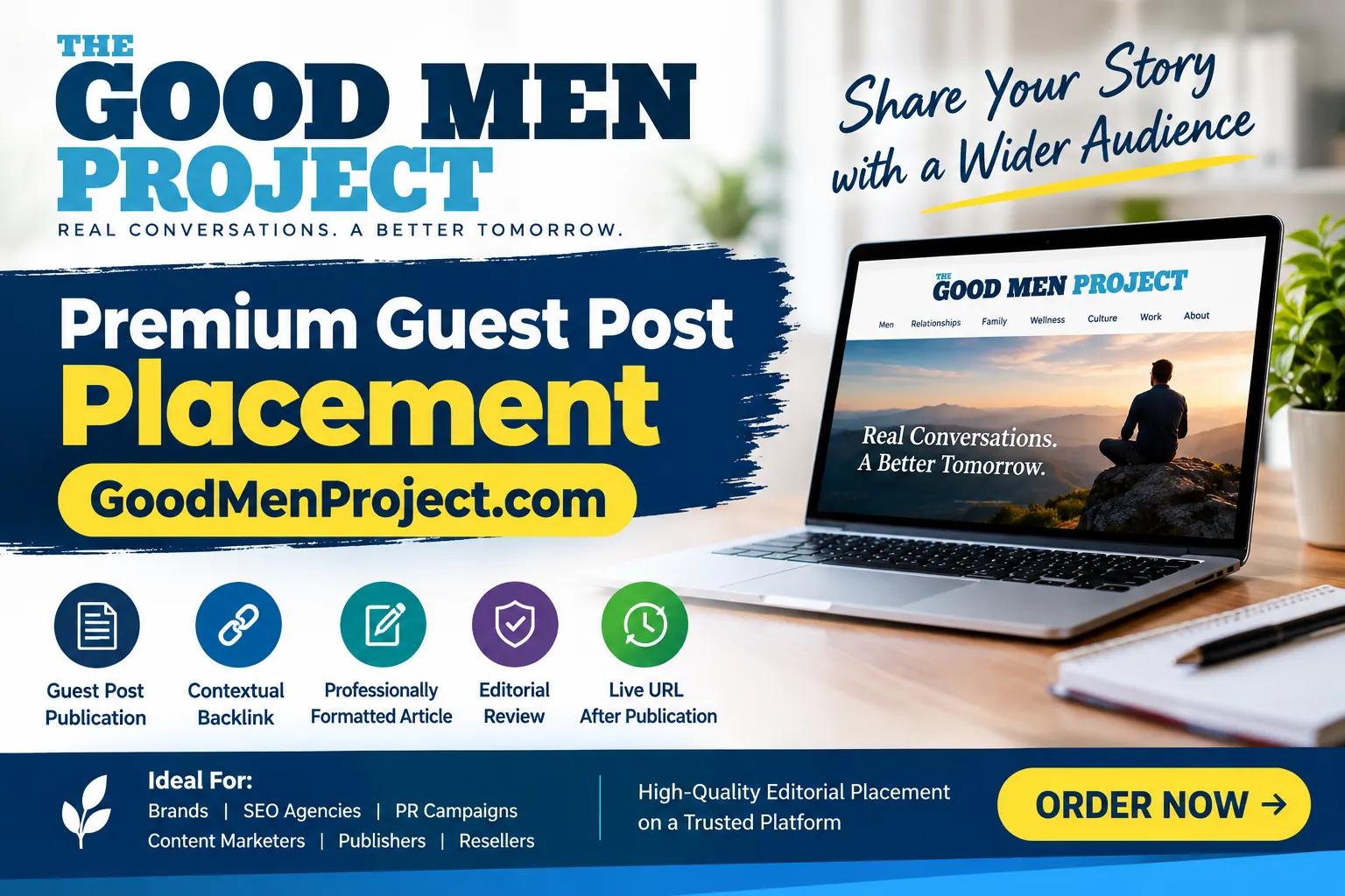 Publish a Guest Post on The Good Men Project