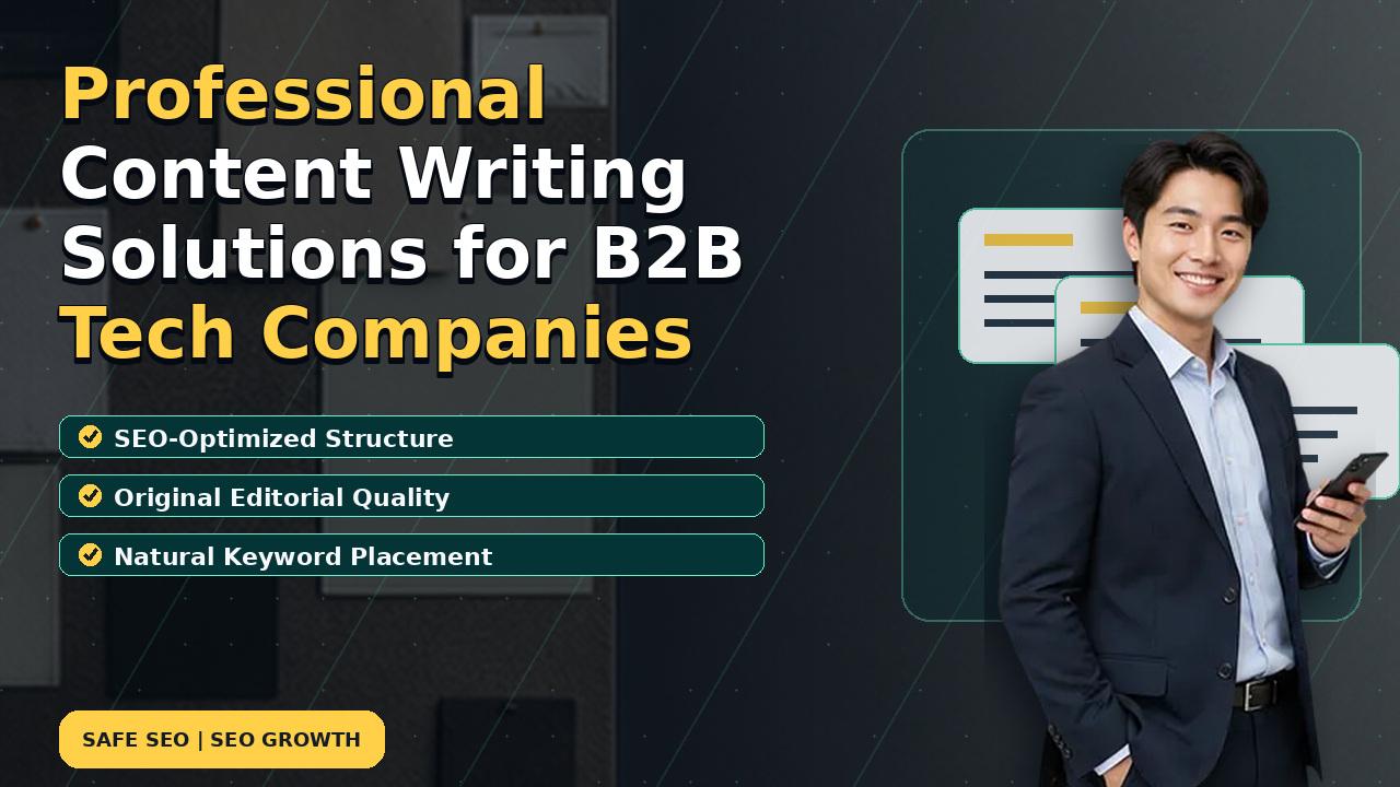 Professional Content Writing Solutions for B2B Tech Companies