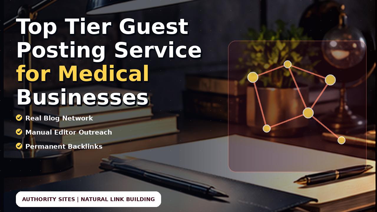 Top Tier Guest Posting Service for Medical Businesses