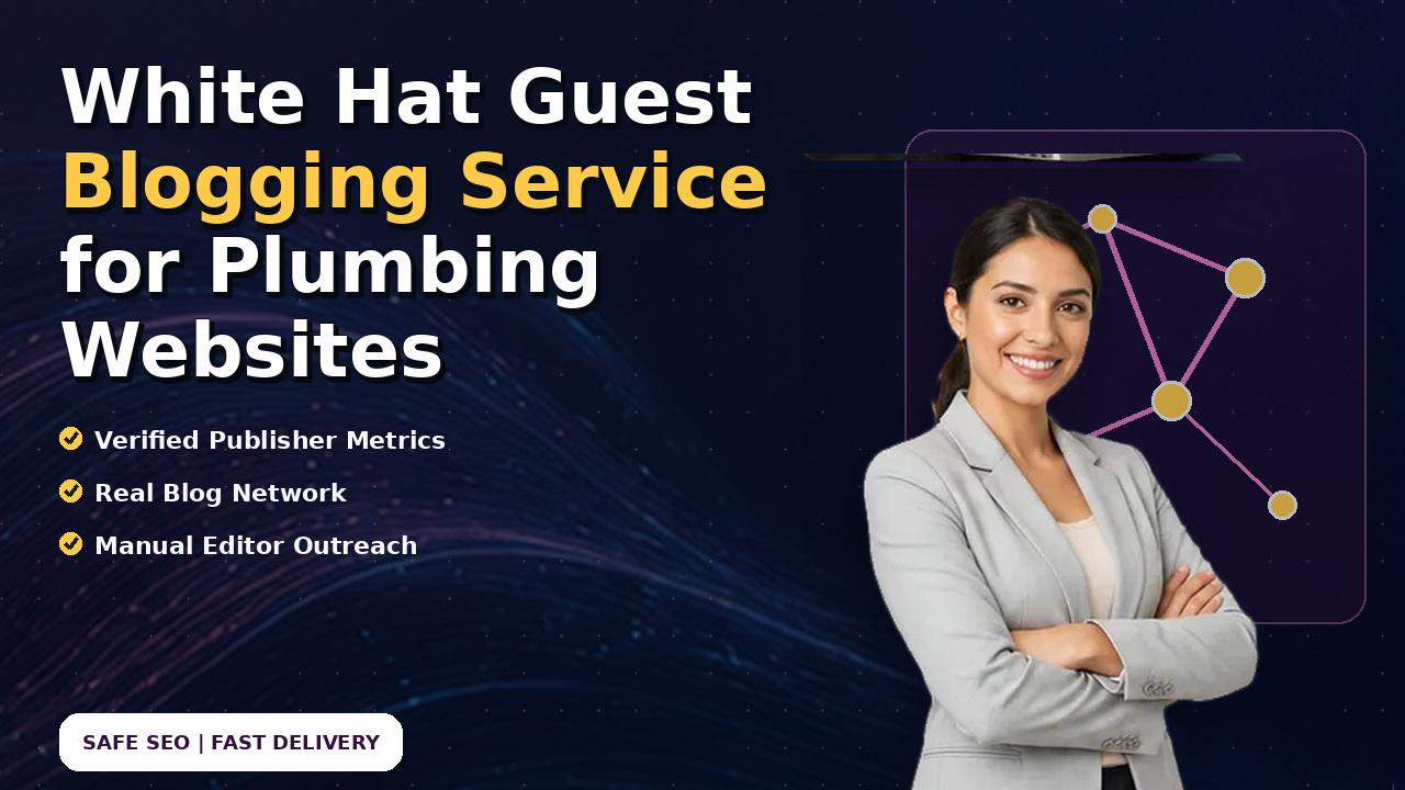 White Hat Guest Blogging Service for Plumbing Websites