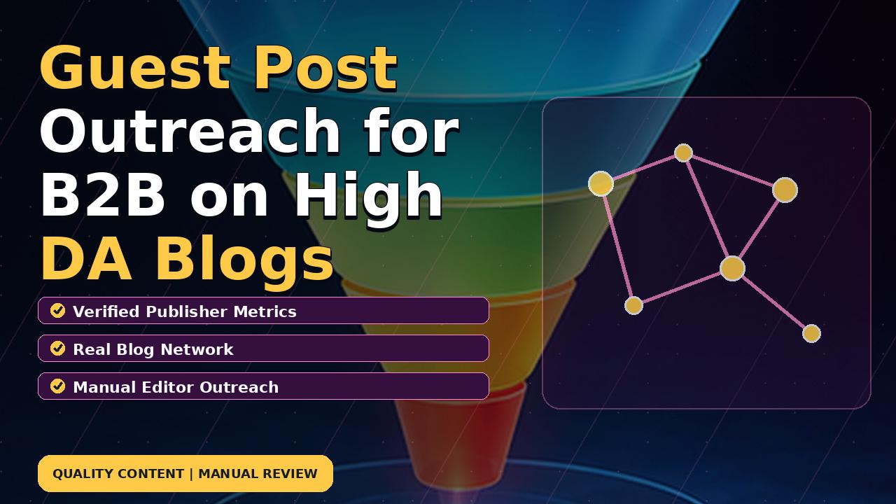 Guest Post Outreach for B2B on High DA Blogs