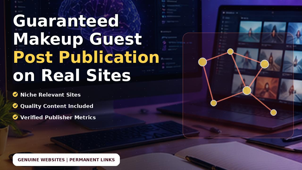 Guaranteed Makeup Guest Post Publication on Real Sites