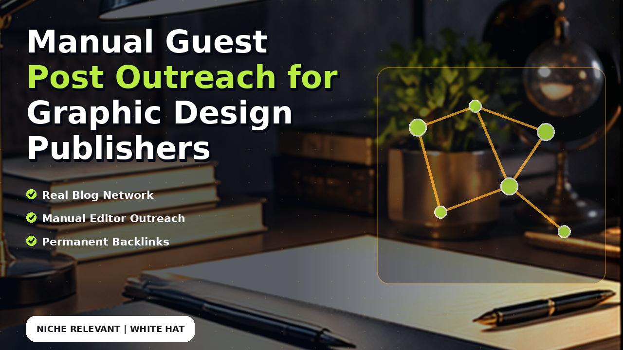 Manual Guest Post Outreach for Graphic Design Publishers