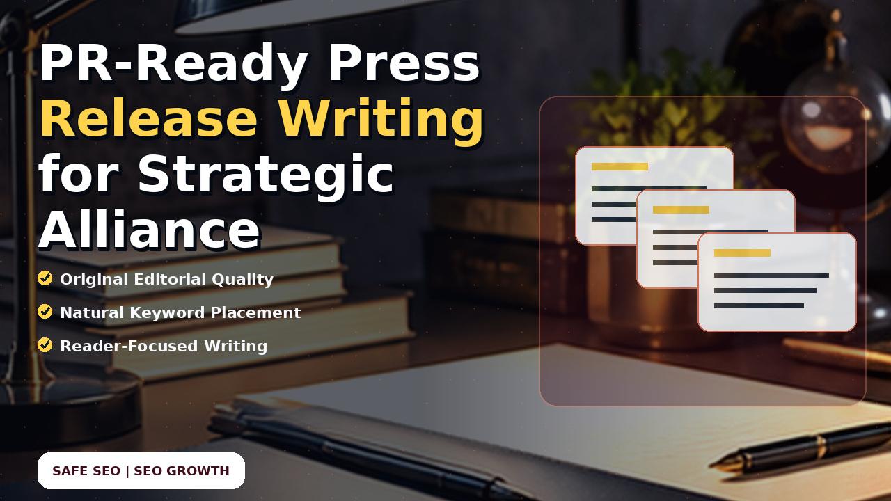 PR-Ready Press Release Writing for Strategic Alliance