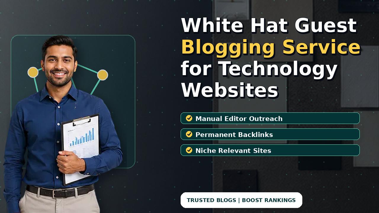 White Hat Guest Blogging Service for Technology Websites