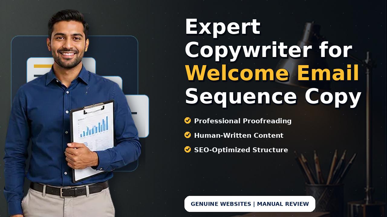 Expert Copywriter for Welcome Email Sequence Copy