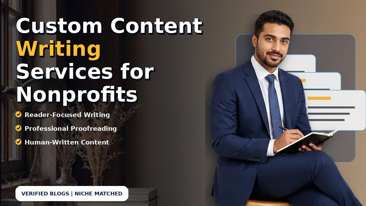Custom Content Writing Services for Nonprofits
