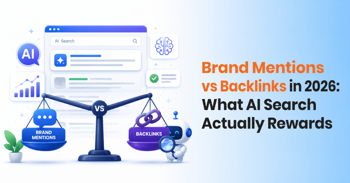 Brand Mentions vs Backlinks in 2026: What AI Search Actually Rewards