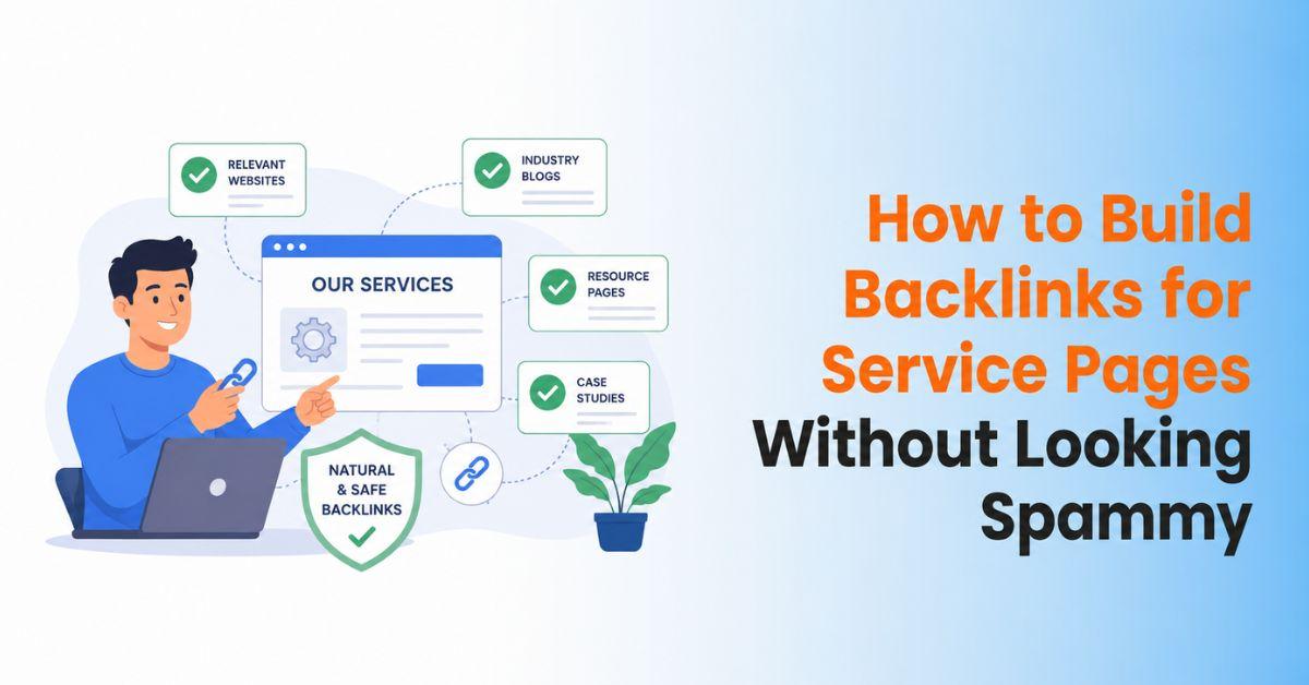 How to Build Backlinks for Service Pages Without Looking Spammy