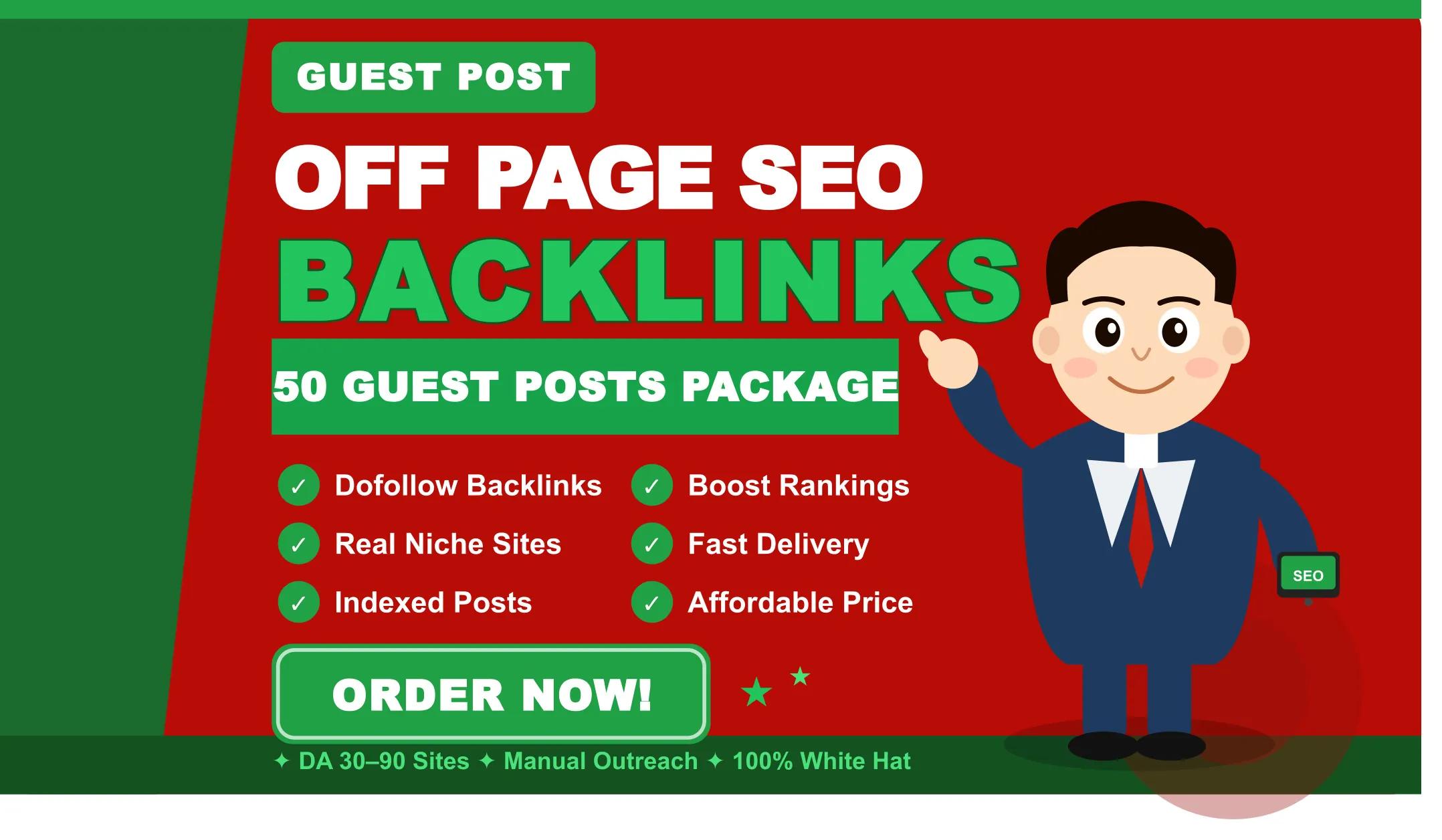 Get Premium Guest Post SEO Backlinks via Link Building