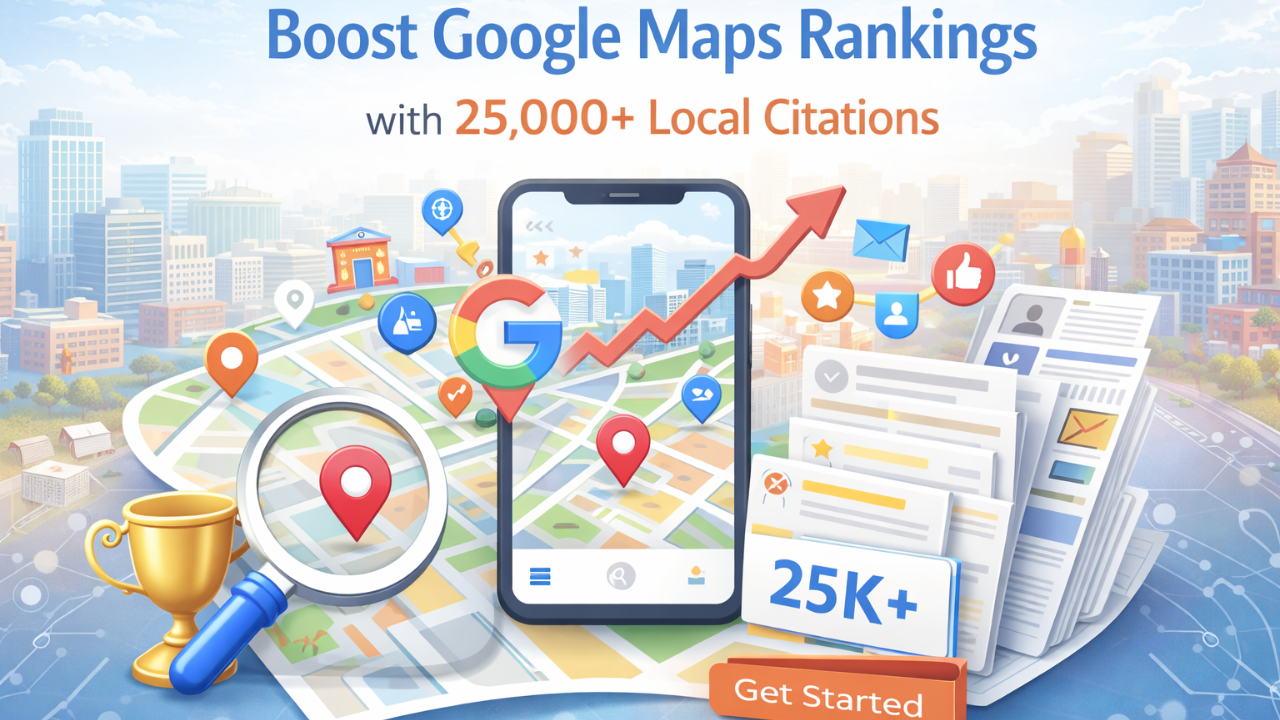 Boost Google Maps Rankings with 25,000+ Local Citations