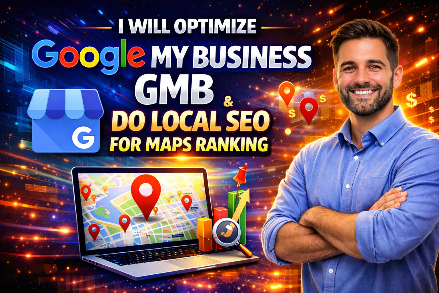 I Will Optimize Google My Business GMB & Do Local SEO for Maps Ranking
