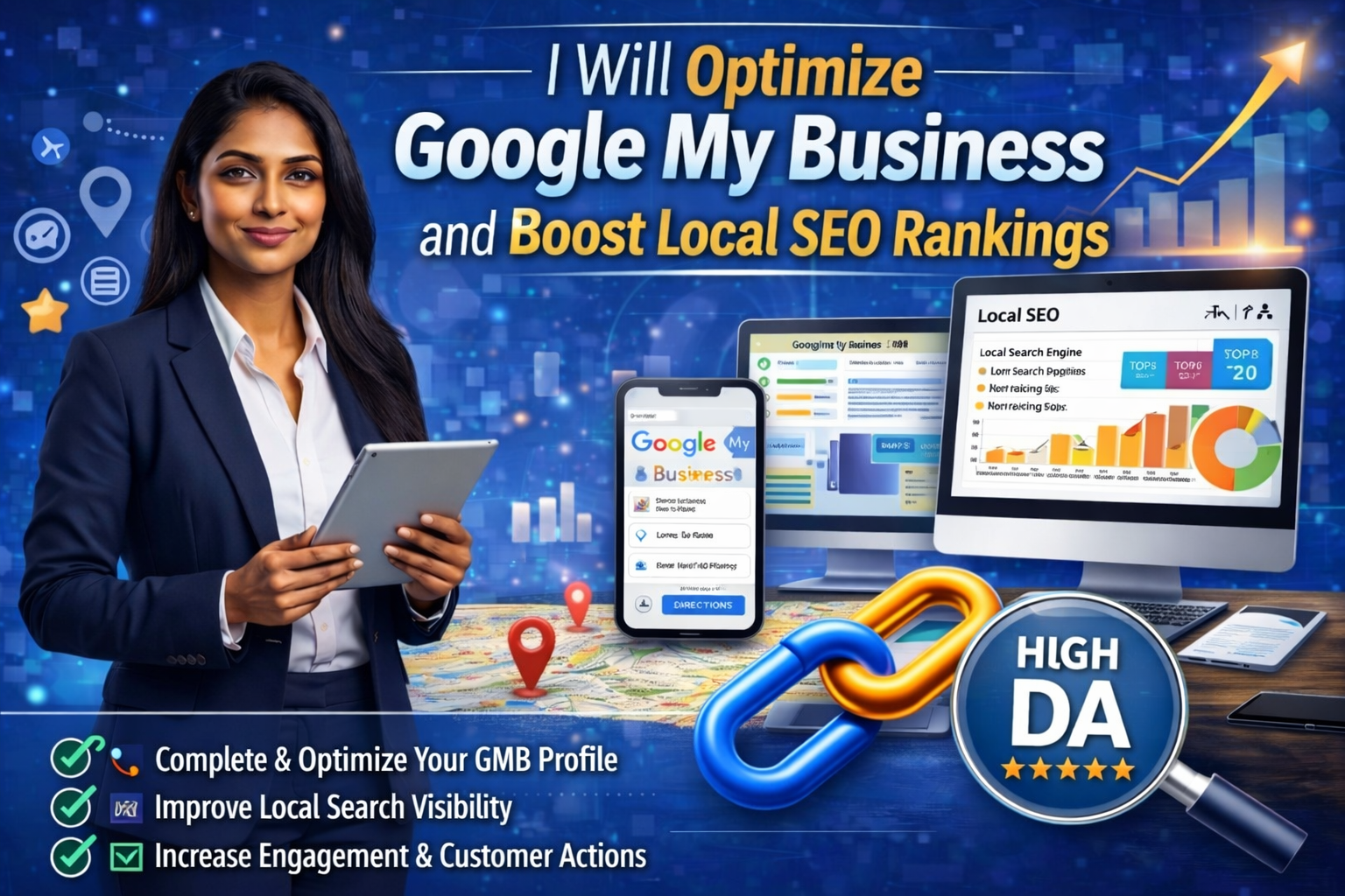 I Will Optimize Google My Business and Boost Local SEO Rankings