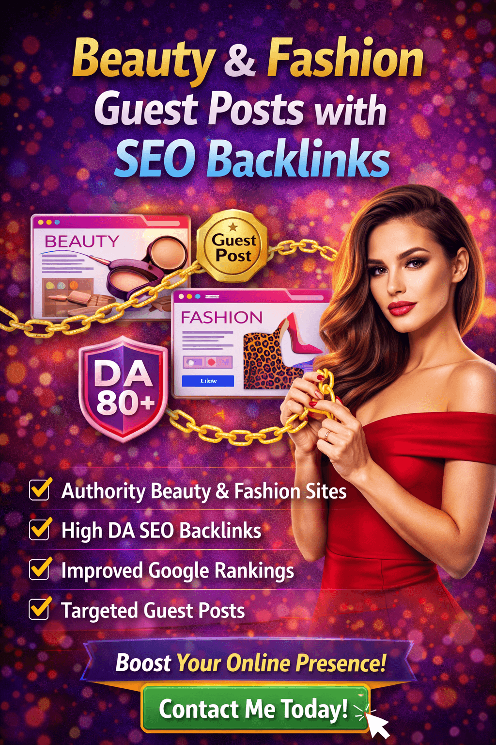 I Will Publish High DA Beauty Fashion Guest Posts with SEO Backlinks