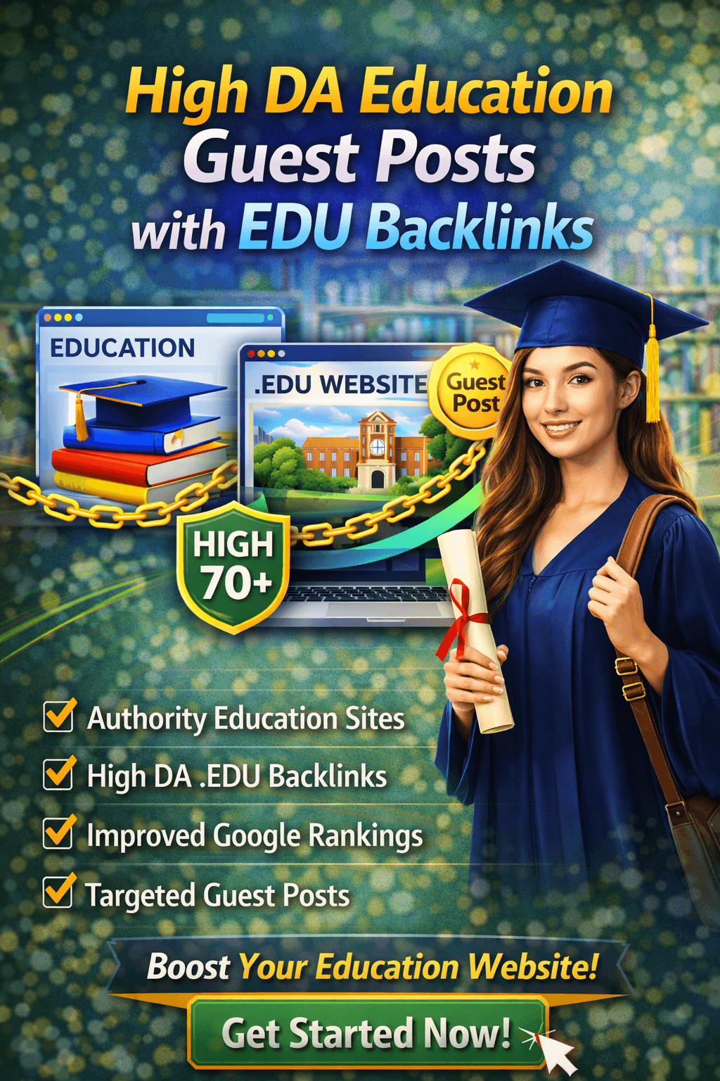 I Will Publish High DA Education Guest Posts with EDU Backlinks
