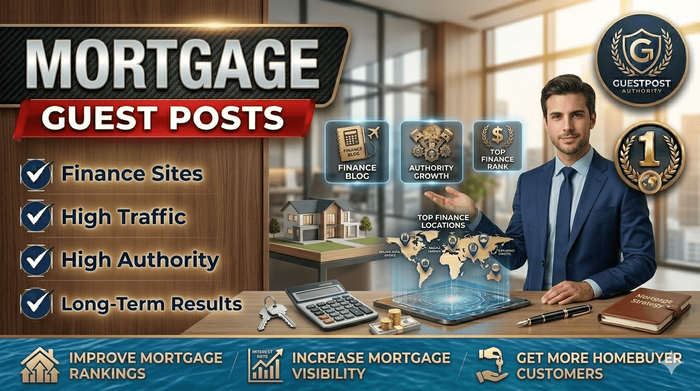 I Will Build Mortgage Authority Backlinks on High Traffic Finance Sites