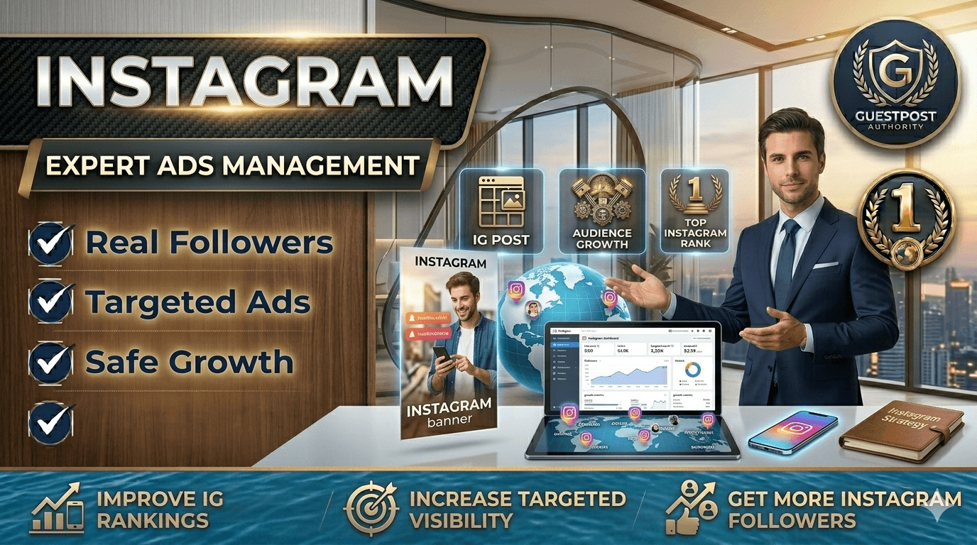 I Will Manage Instagram Ads and Grow Real Followers Safely