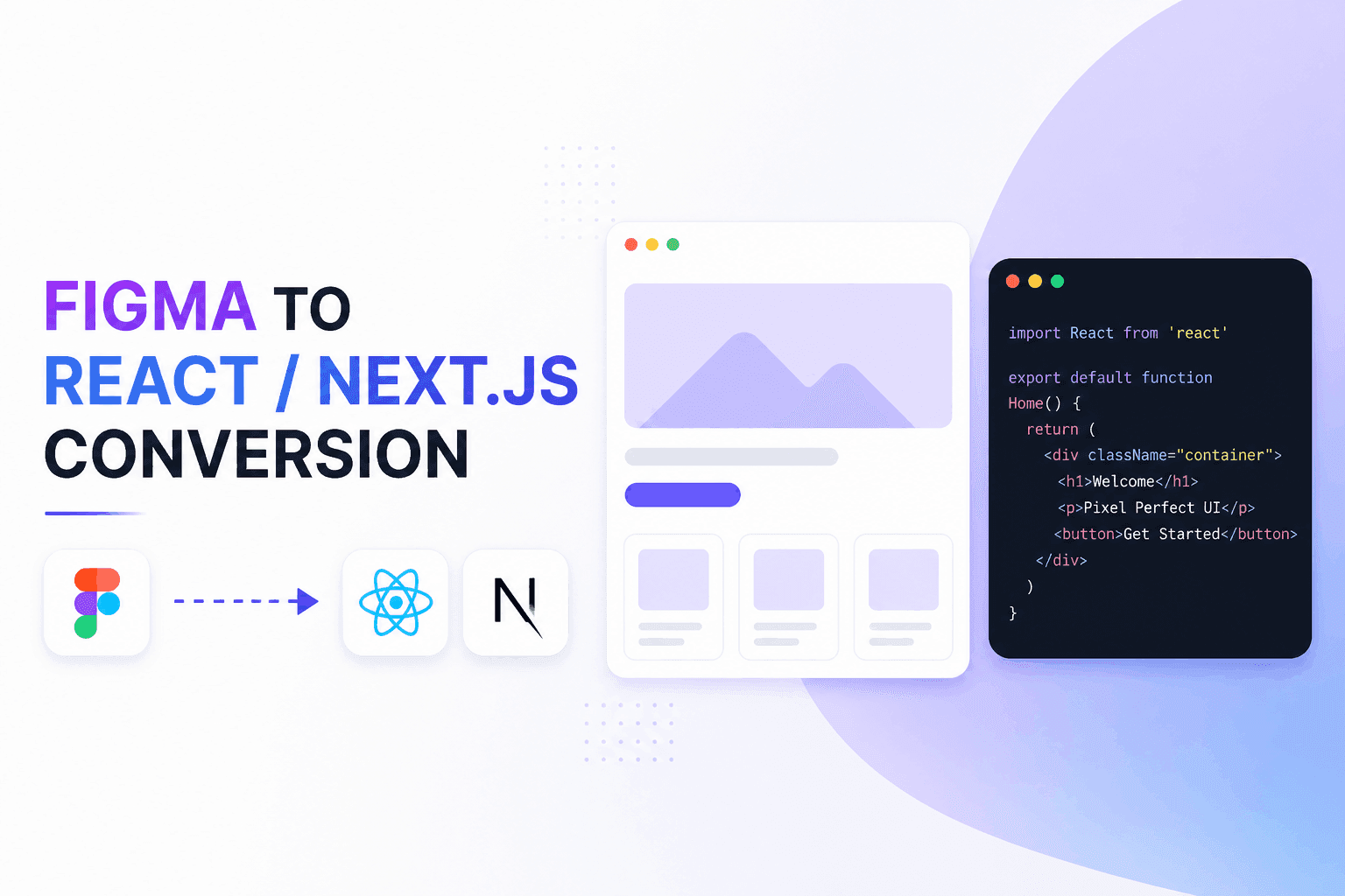 I Will Convert Figma Design to React or Next.js Website