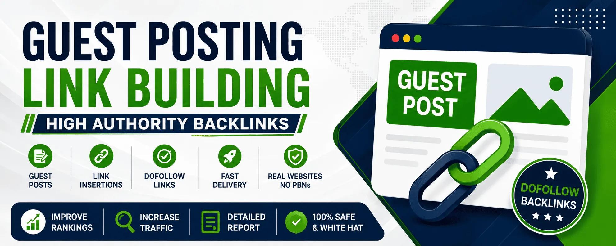 publish guest posts and build high quality SEO backlinks