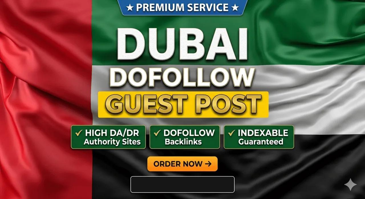 I will publish your article on high DA dubai guest post