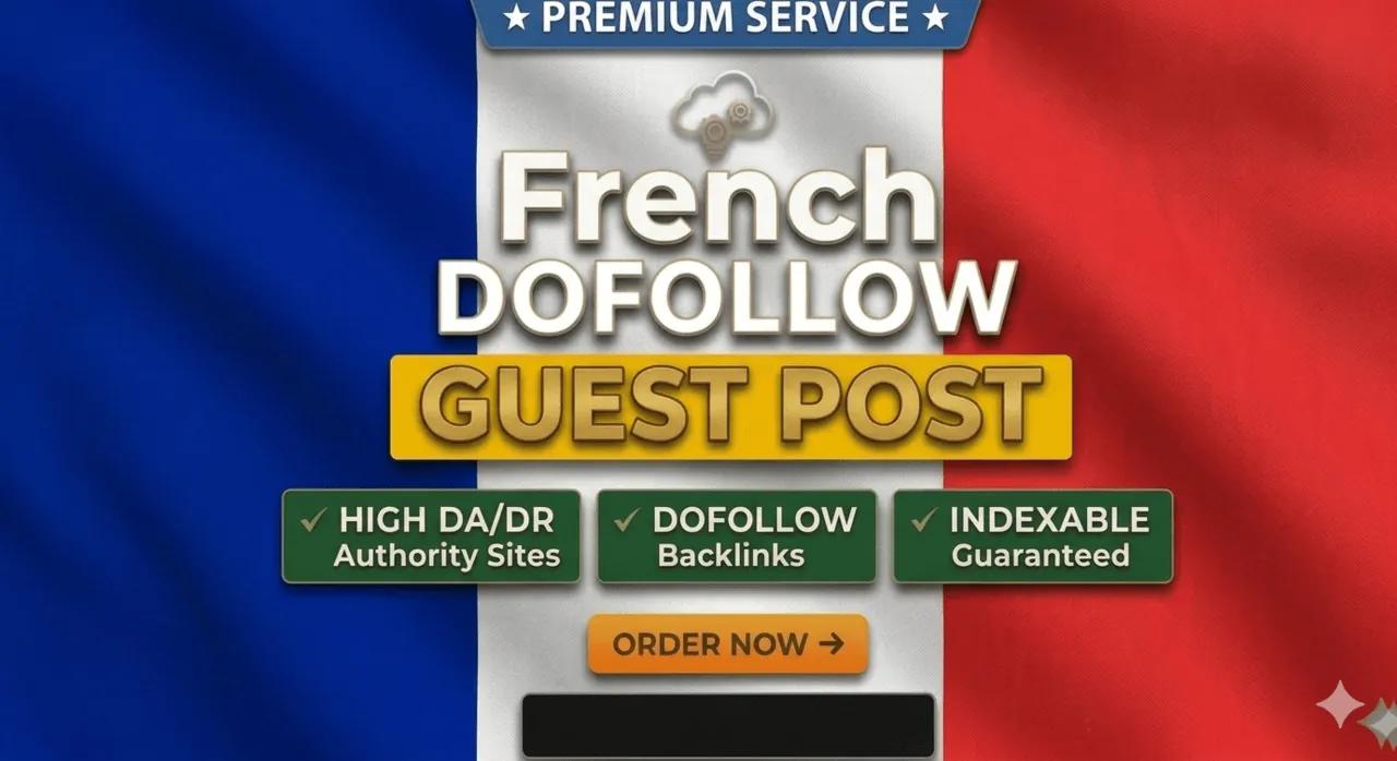 French guest post on high authority sites