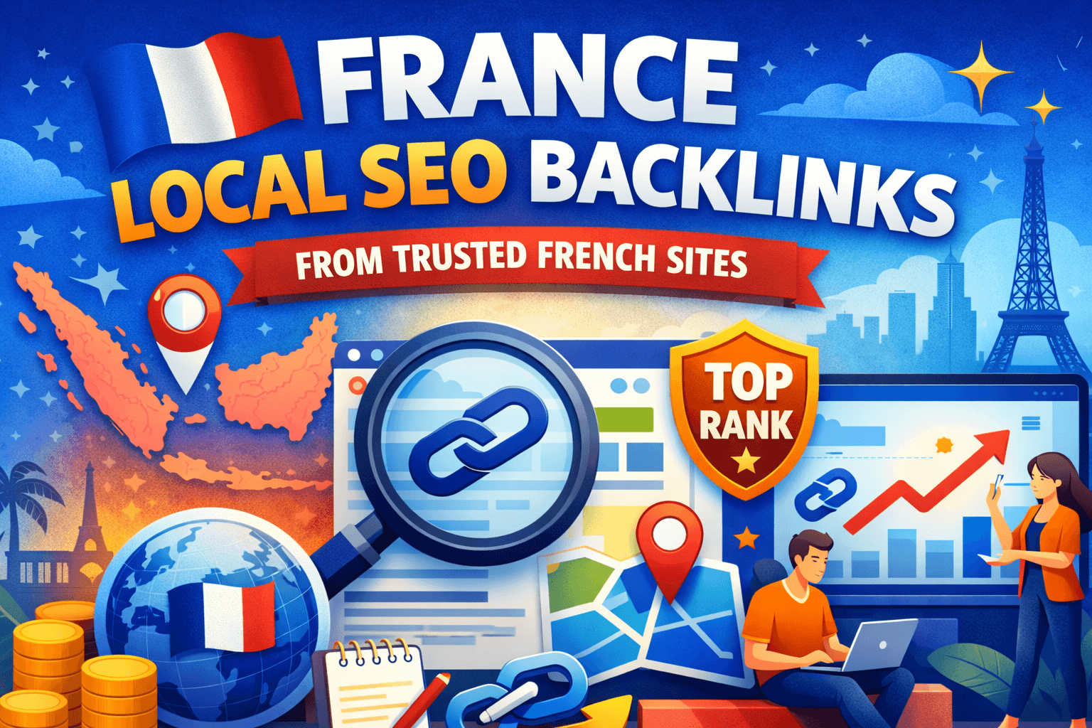 France Local SEO Backlinks from Trusted French Sites