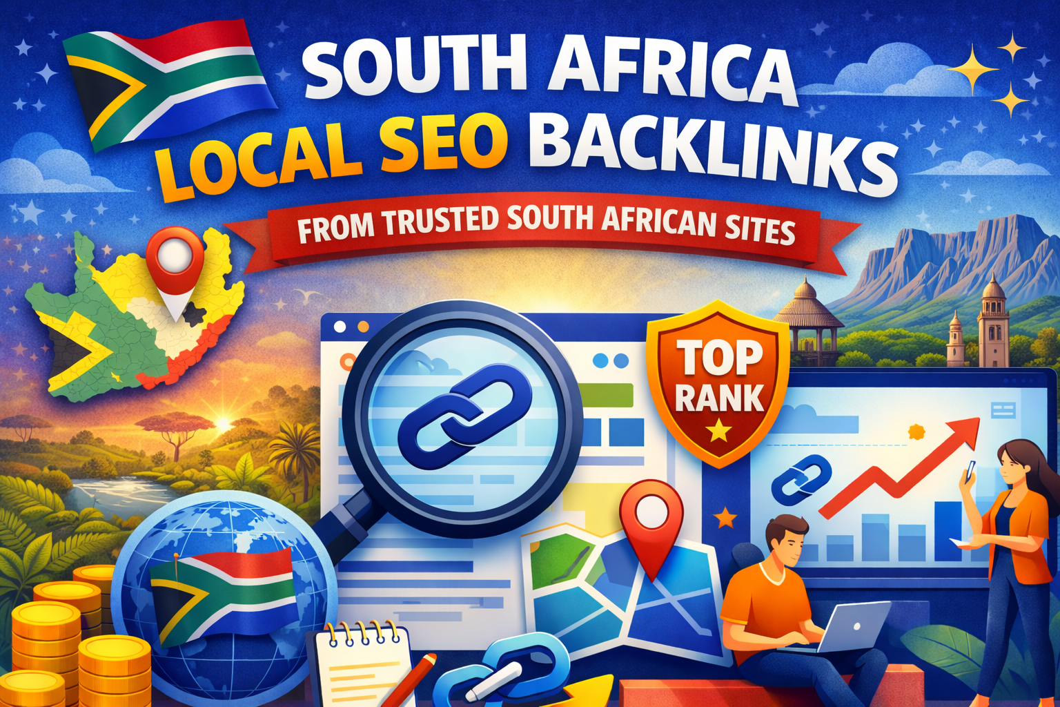 South Africa Local SEO Backlinks from Trusted South Africa Sites