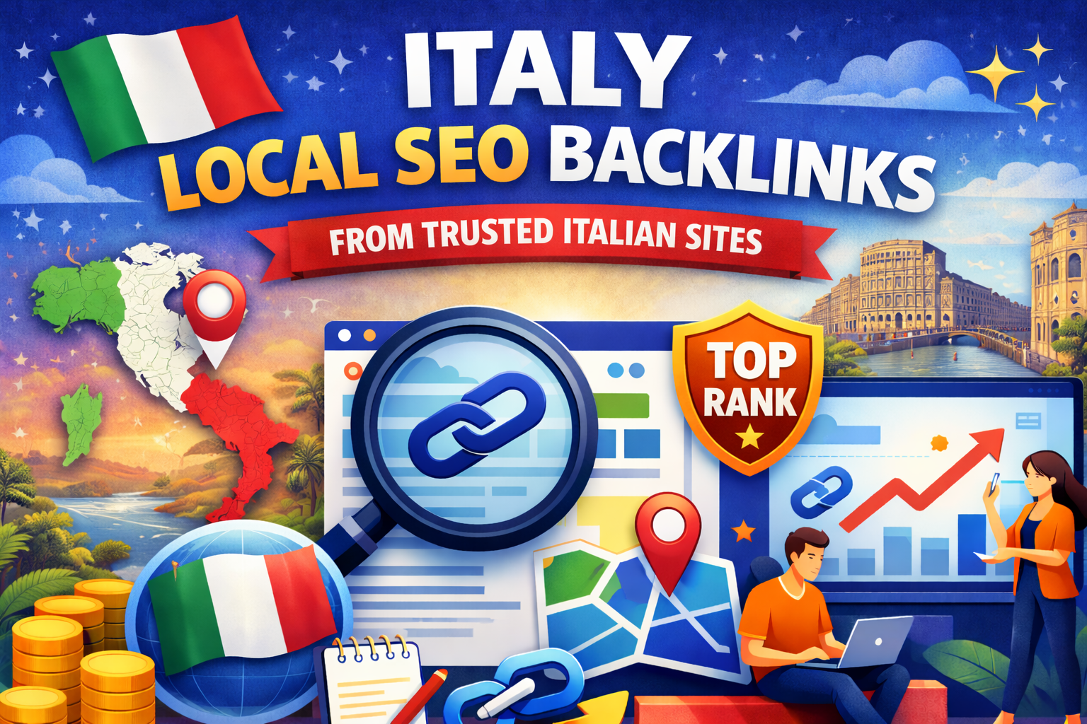 Italy Local SEO Backlinks from Trusted Italian Sites