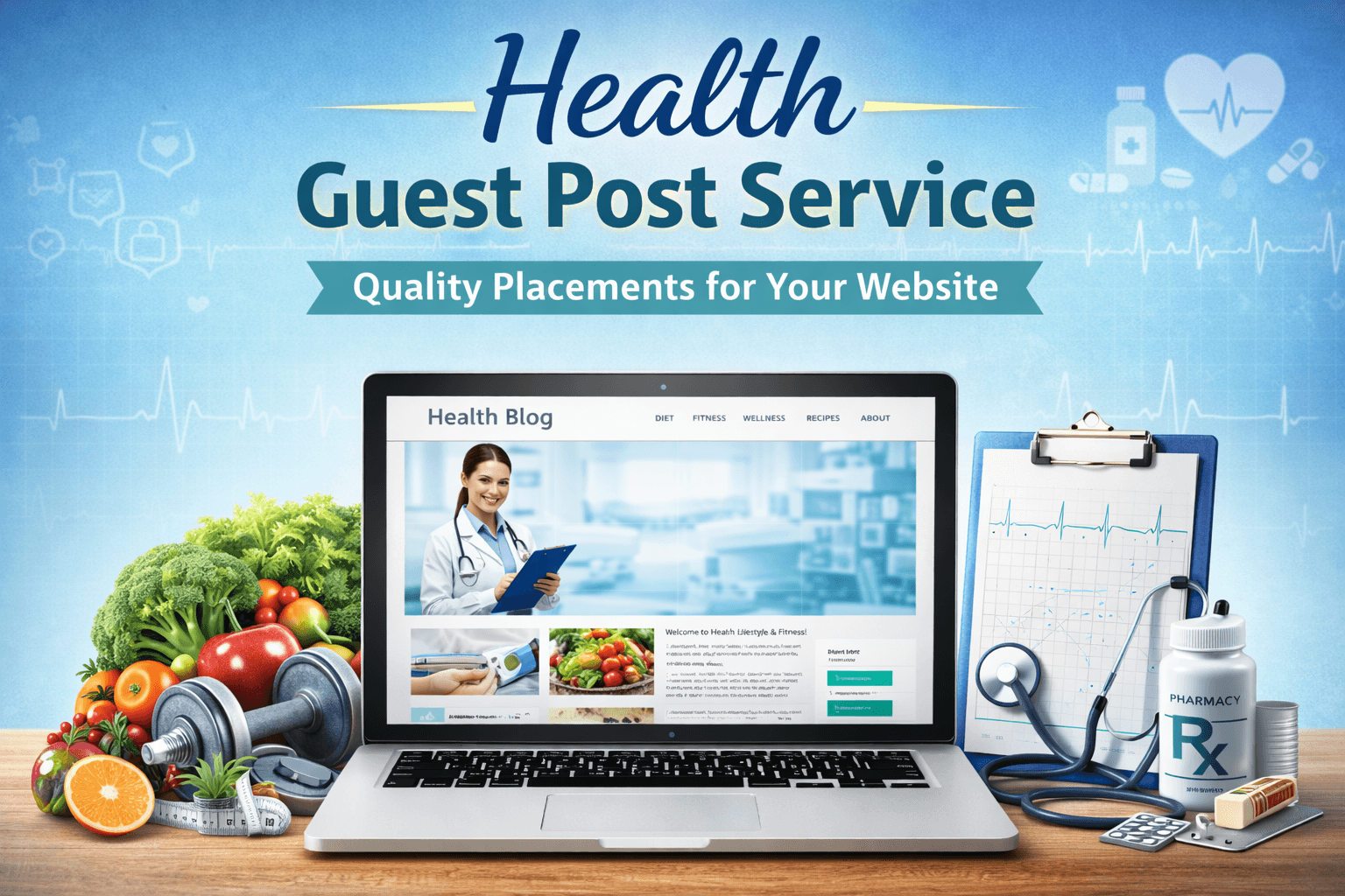 I will publish health niche guest posts on high authority websites
