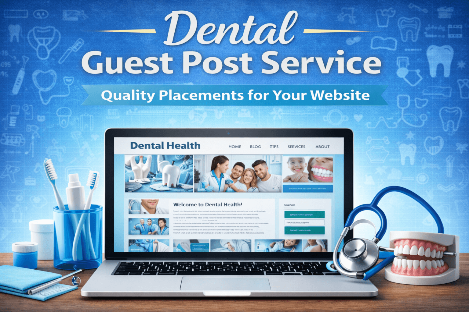 I will publish dental niche guest posts on high authority websites