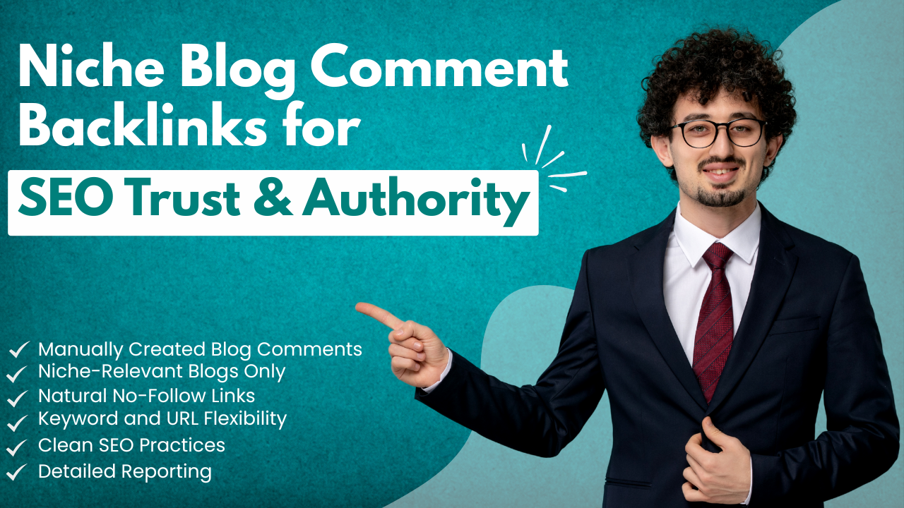 Niche Blog Comment Backlinks for SEO Trust & Authority
