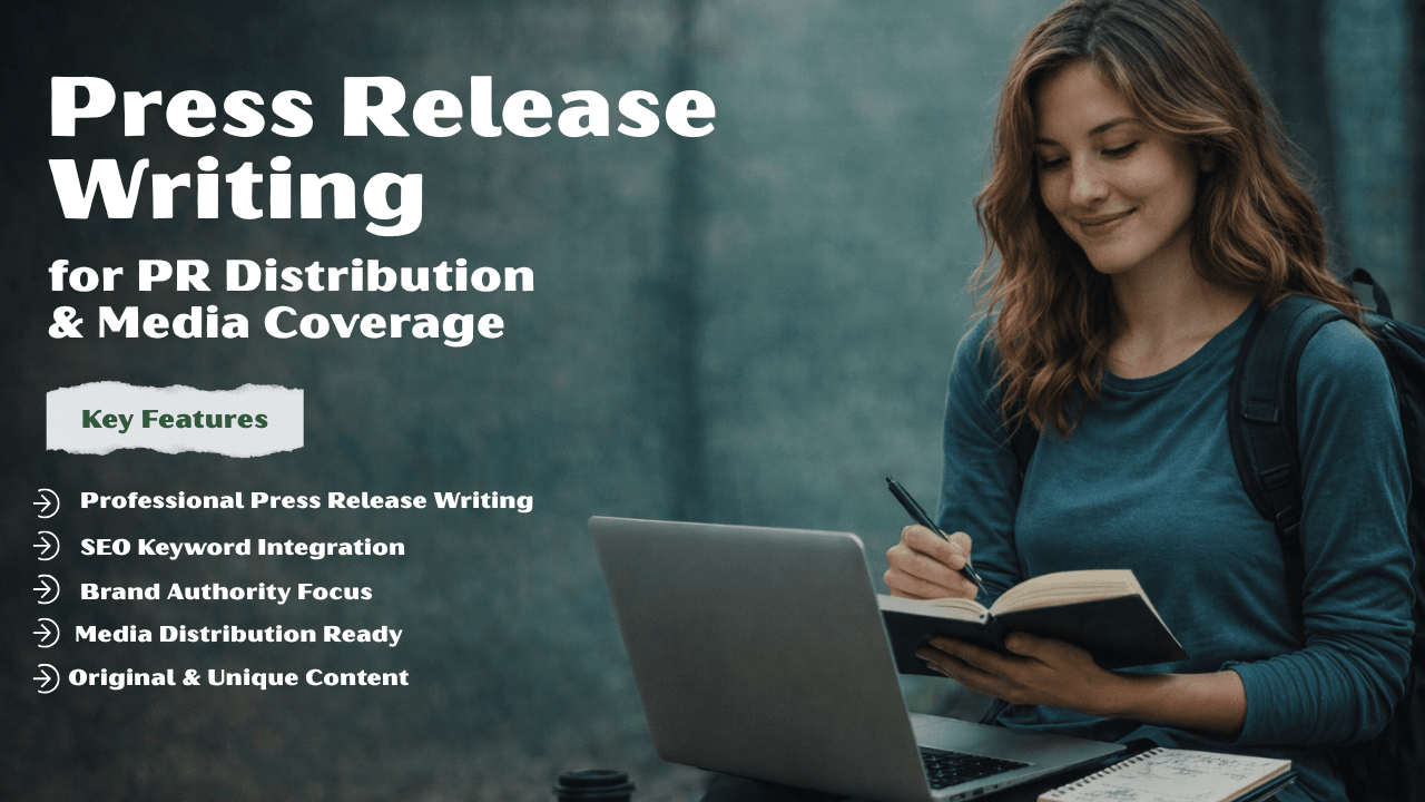 Press Release Writing for PR Distribution & Media Coverage
