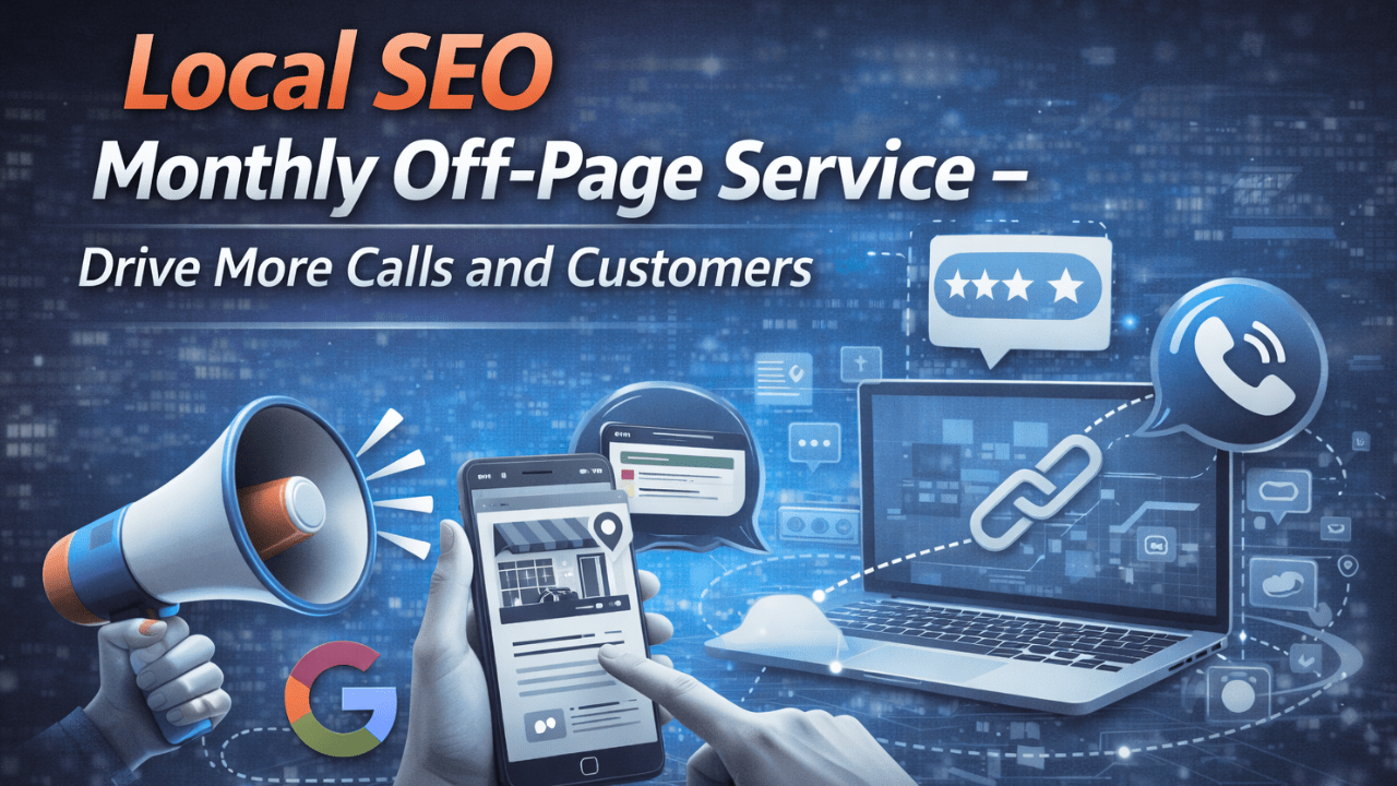 Local SEO Monthly Off-Page Service – Drive More Calls and Customers