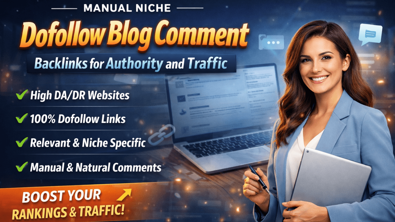 Manual Niche Dofollow Blog Comment Backlinks for Authority and Traffic