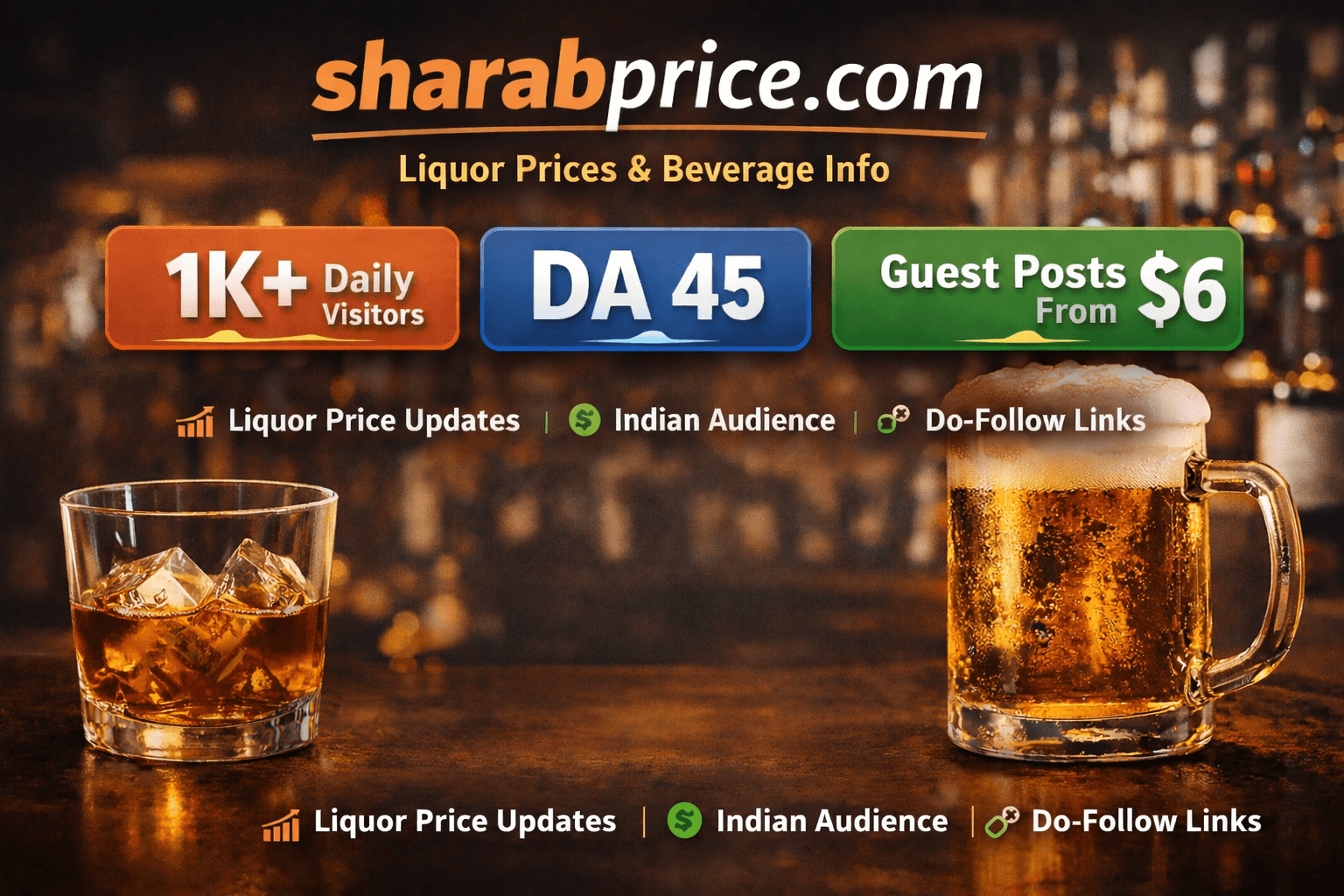 I will publish your article on here : sharabprice.com