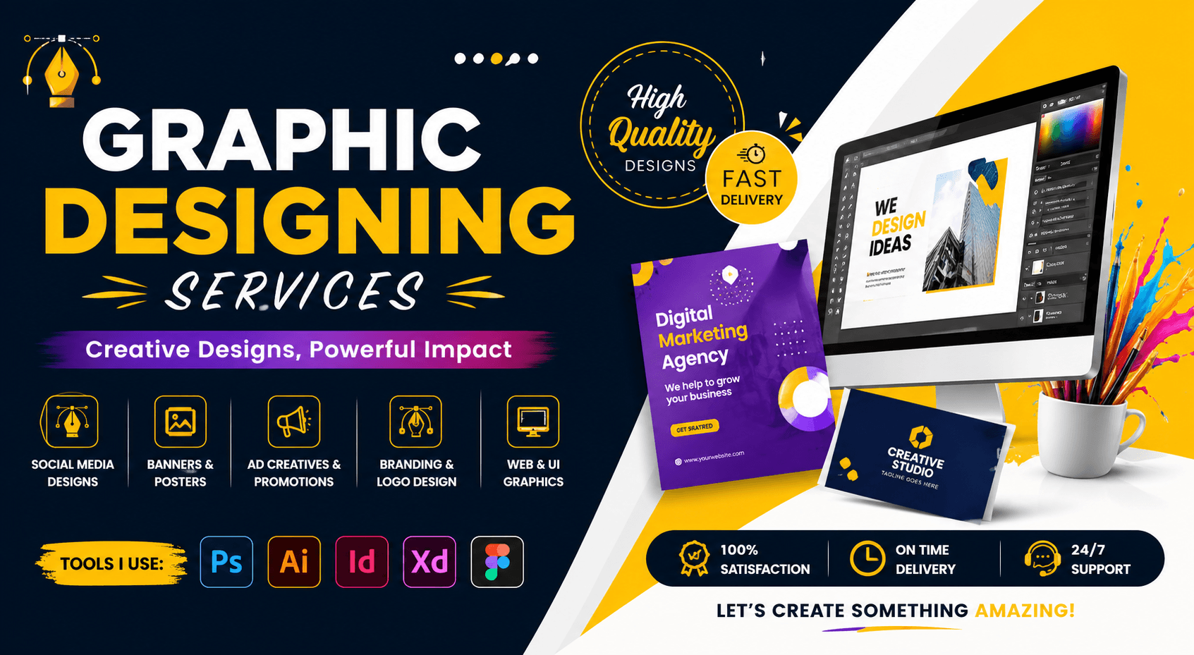 Custom Graphics Designing for Websites and Promotions