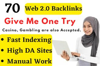 I will make web 2 0 backlinks