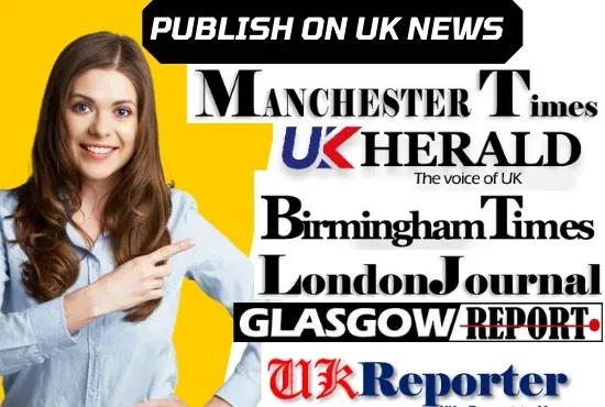 Publish Guest Post on UK News sites with Dofollow backlinks